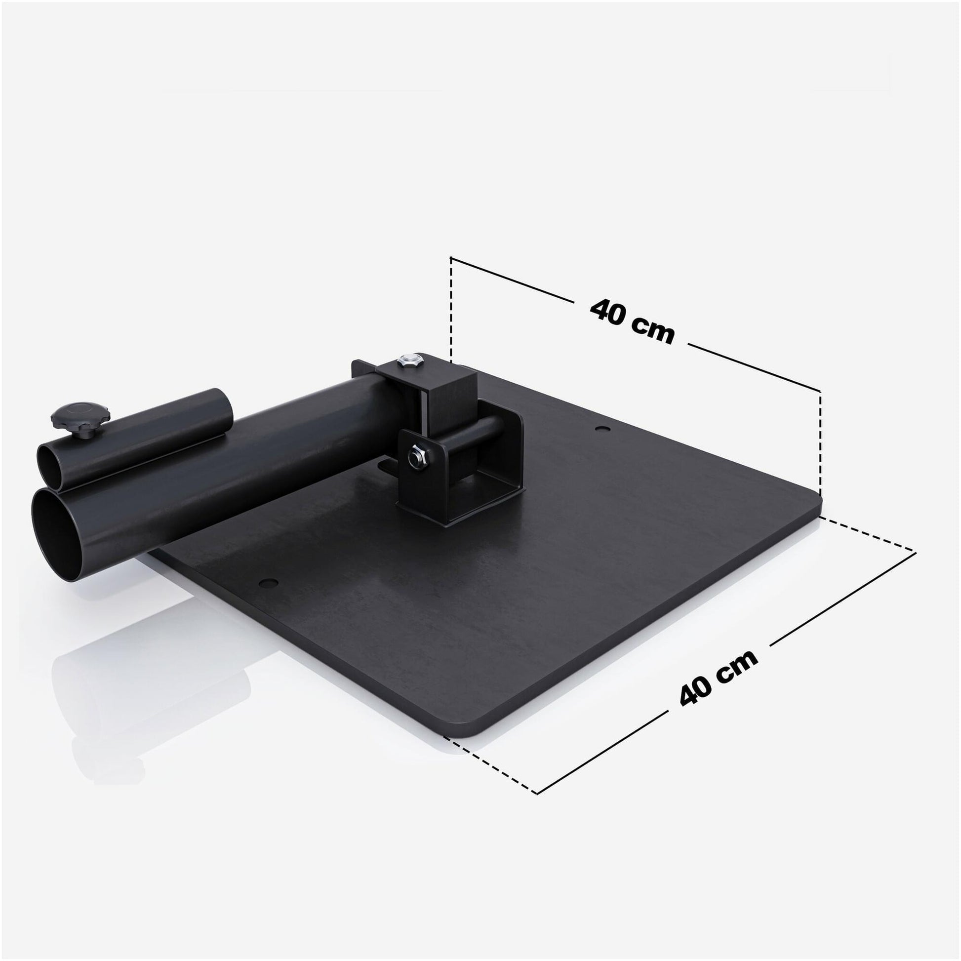 Langhanteltrainer T-Bar Row Schwarz - Gorilla Sports Schweiz