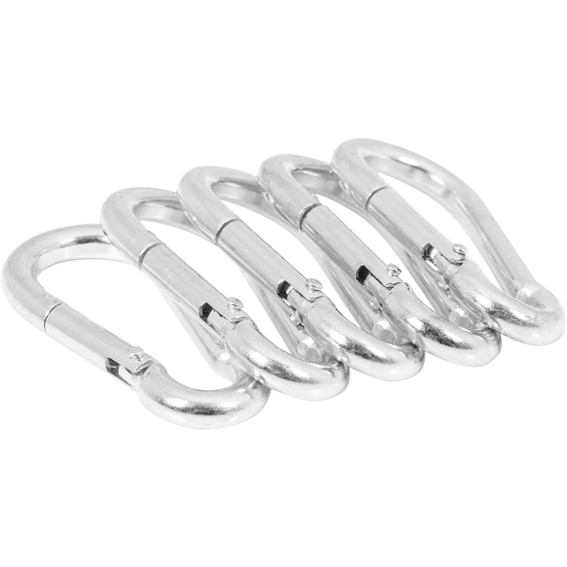 Karabinerhaken-Set 7mm Chrom - Gorilla Sports Schweiz