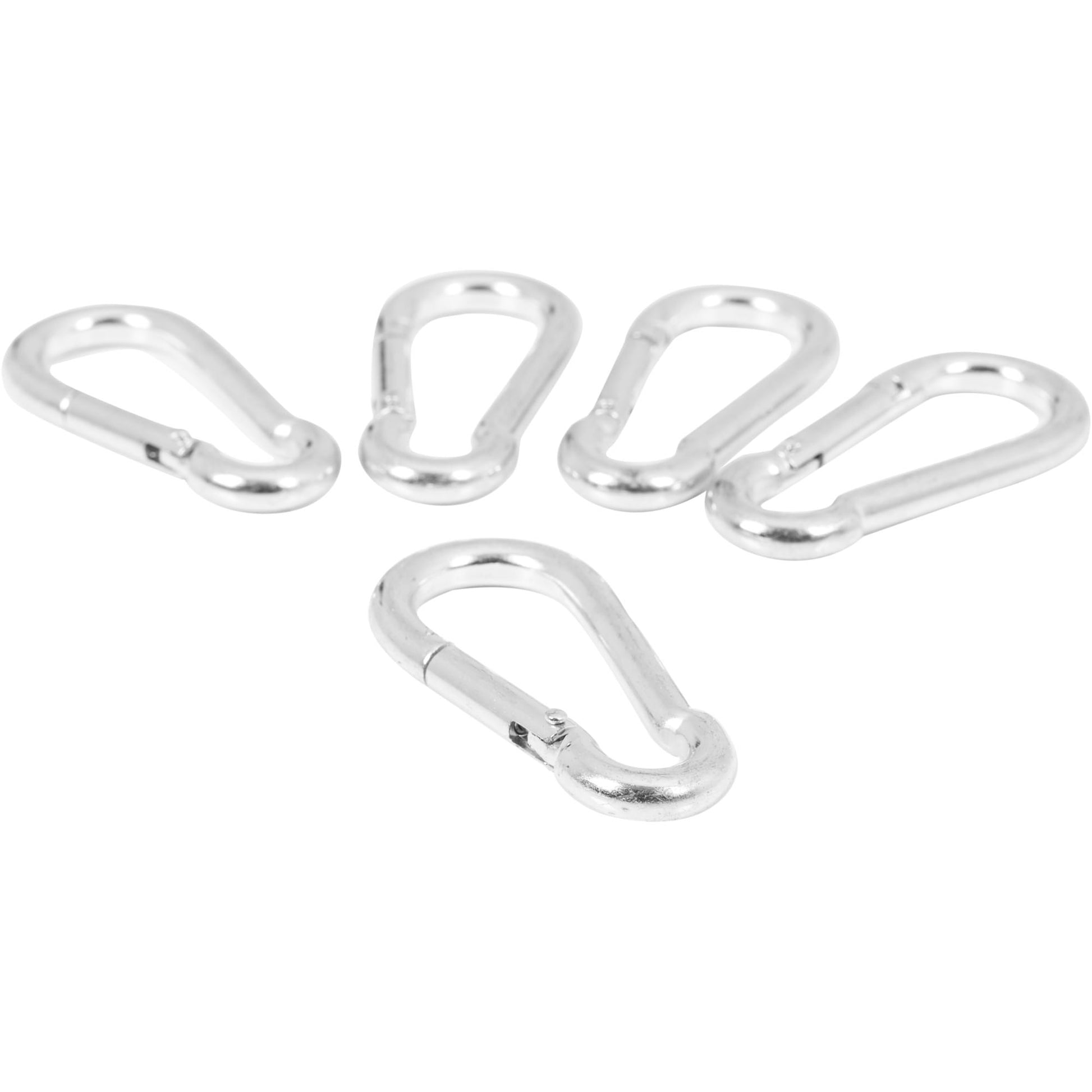 Karabinerhaken-Set 7mm Chrom - Gorilla Sports Schweiz