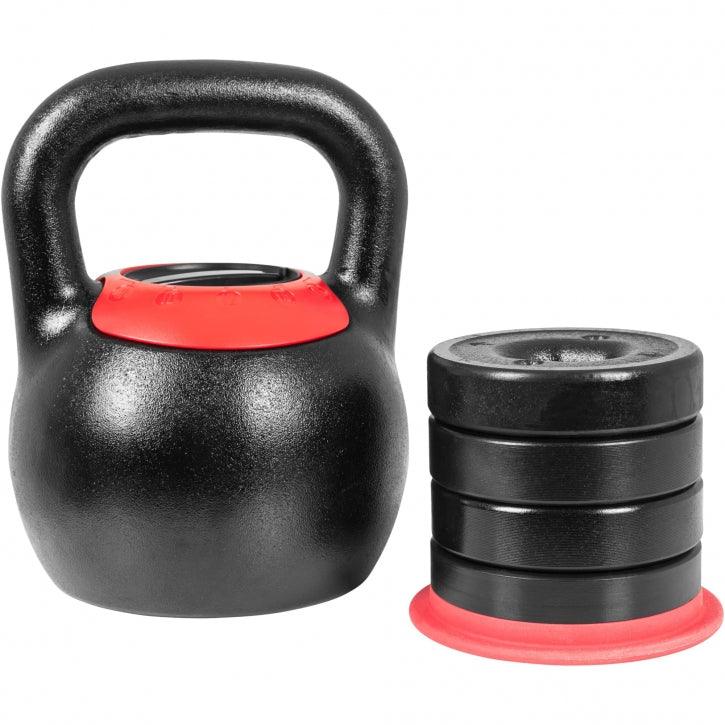 Kettlebell verstellbar 8 kg - 16 kg oder 16 kg bis 24kg - Gorilla Sports Schweiz