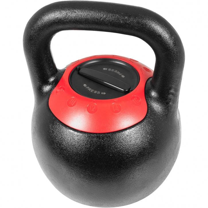 Kettlebell verstellbar 8 kg - 16 kg oder 16 kg bis 24kg - Gorilla Sports Schweiz