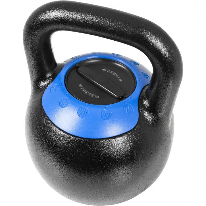 Kettlebell verstellbar 8 kg - 16 kg oder 16 kg bis 24kg - Gorilla Sports Schweiz