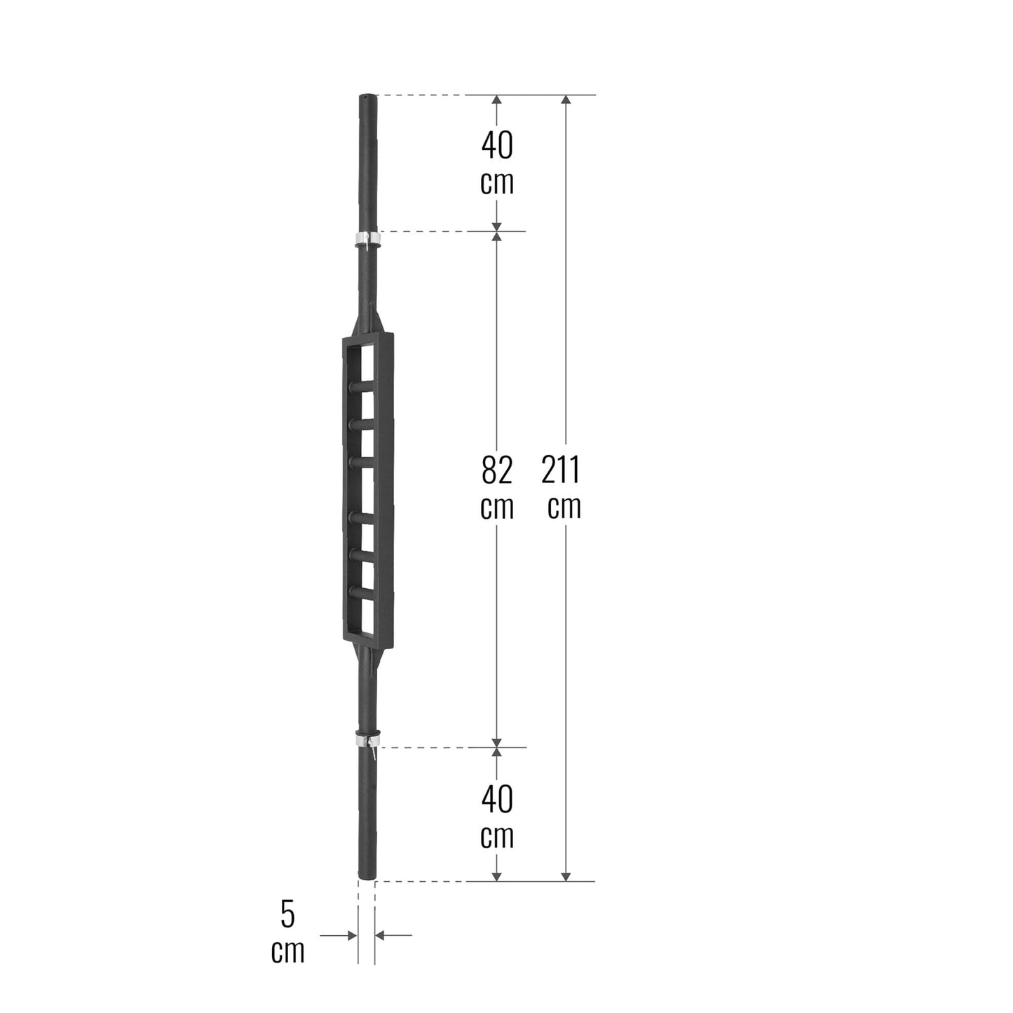 Swiss Bar 50/51 mm - Gorilla Sports Schweiz
