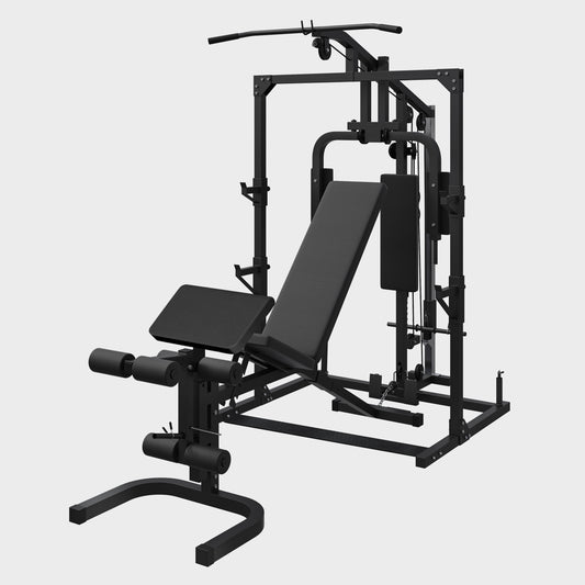 Home Gym mit verstellbarer Hantelbank
