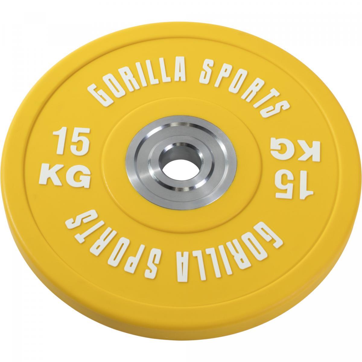 Olympia Bumper Plates Profi Langhantelset 140 kg - Gorilla Sports Schweiz