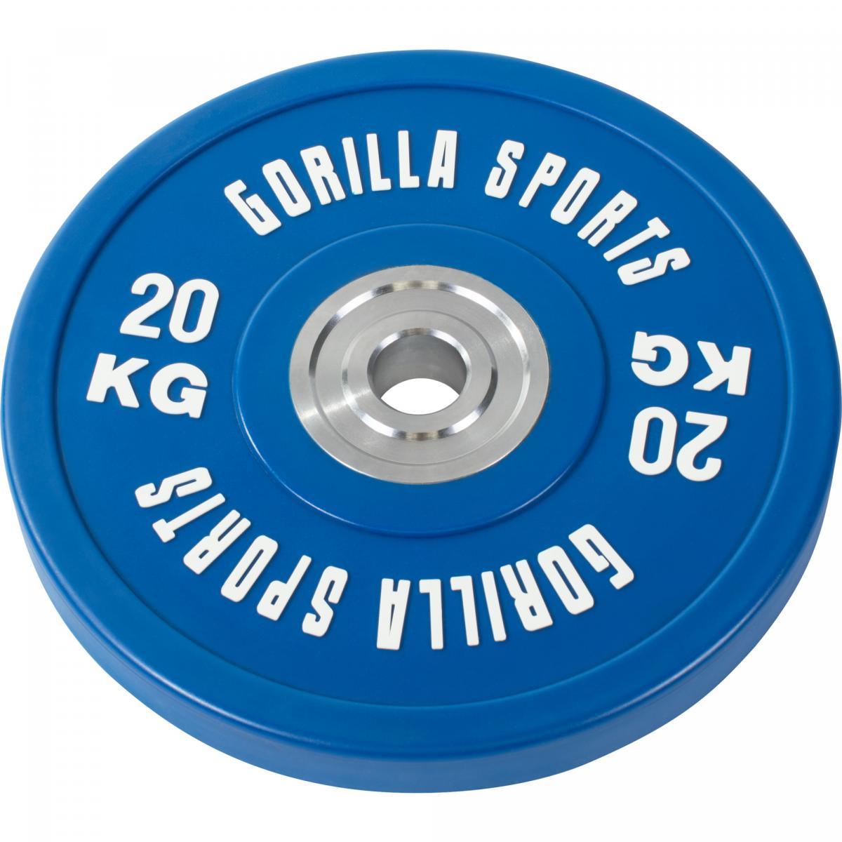Olympia Bumper Plates Profi Langhantelset 140 kg - Gorilla Sports Schweiz