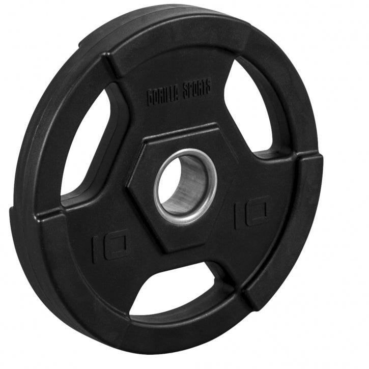 Hantelscheibe Profi 50/51mm Olympia Kunststoff Gripper 1.25-25 KG - Gorilla Sports Schweiz