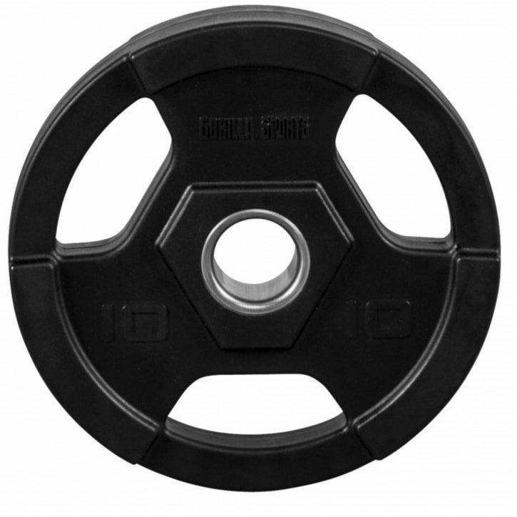 Hantelscheibe Profi 50/51mm Olympia Kunststoff Gripper 1.25-25 KG - Gorilla Sports Schweiz