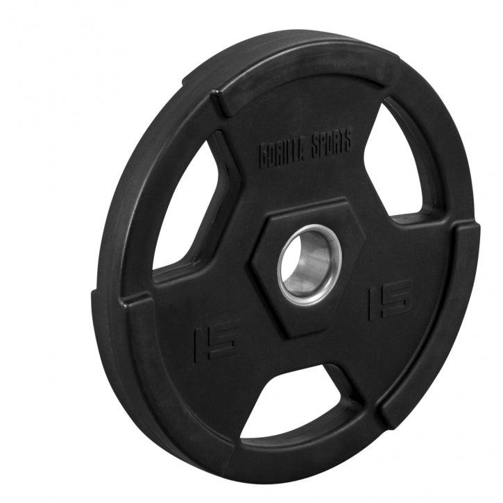 Hantelscheibe Profi 50/51mm Olympia Kunststoff Gripper 1.25-25 KG - Gorilla Sports Schweiz