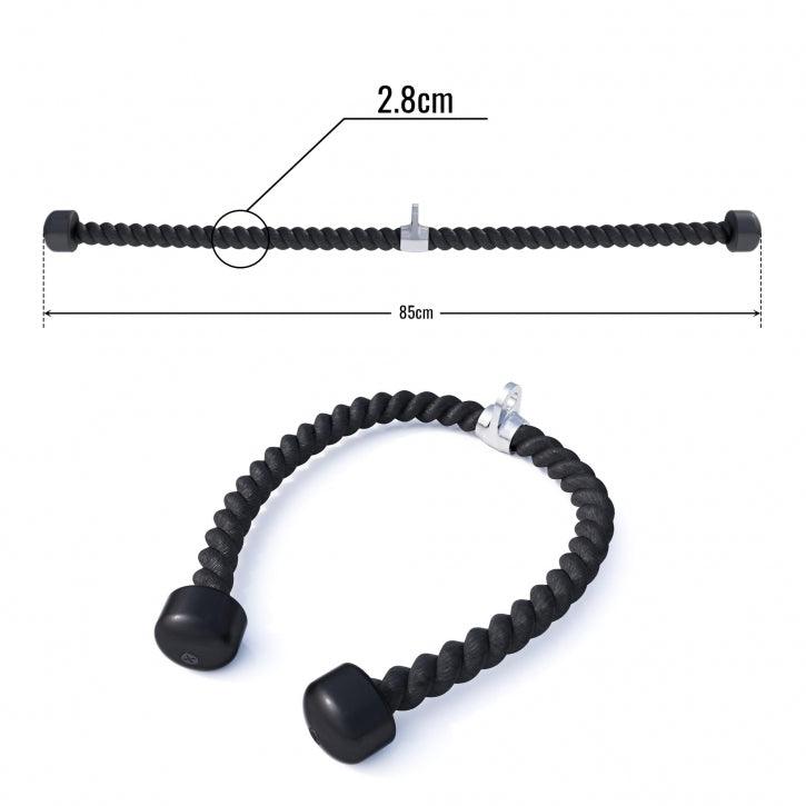 Nylon Trizep-Tau / Seil inkl. Drehgelenk - Gorilla Sports Schweiz