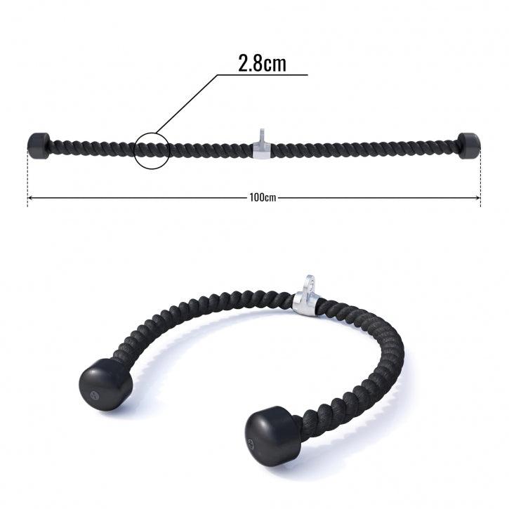 Nylon Trizep-Tau / Seil inkl. Drehgelenk - Gorilla Sports Schweiz