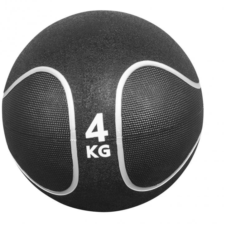 Medizinball Schwarz/Silber 1-10 KG - Gorilla Sports Schweiz