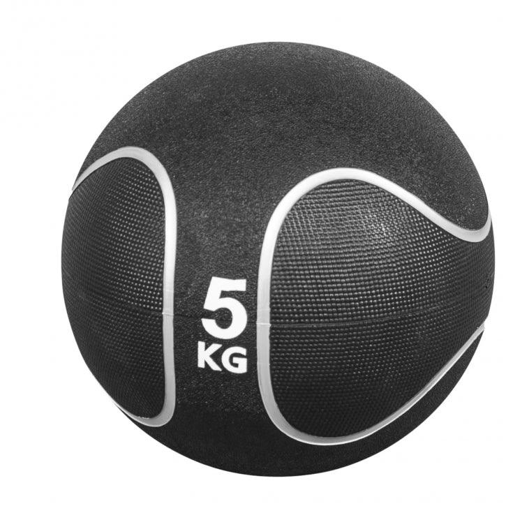 Medizinball Schwarz/Silber 1-10 KG - Gorilla Sports Schweiz