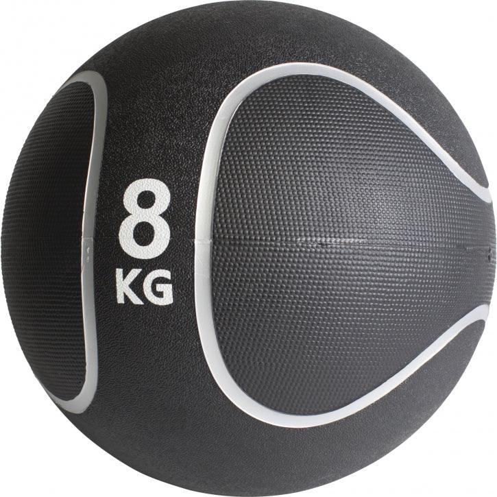 Medizinball Schwarz/Silber 1-10 KG - Gorilla Sports Schweiz