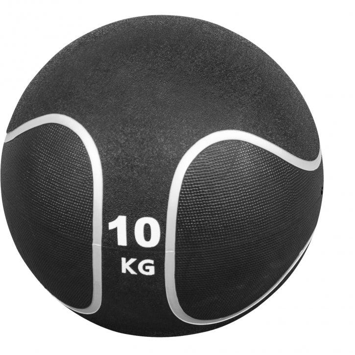 Medizinball Schwarz/Silber 1-10 KG - Gorilla Sports Schweiz