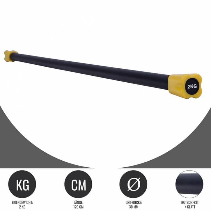 Gewichtsstange Aerobic 1 - 10 KG - Gorilla Sports Schweiz
