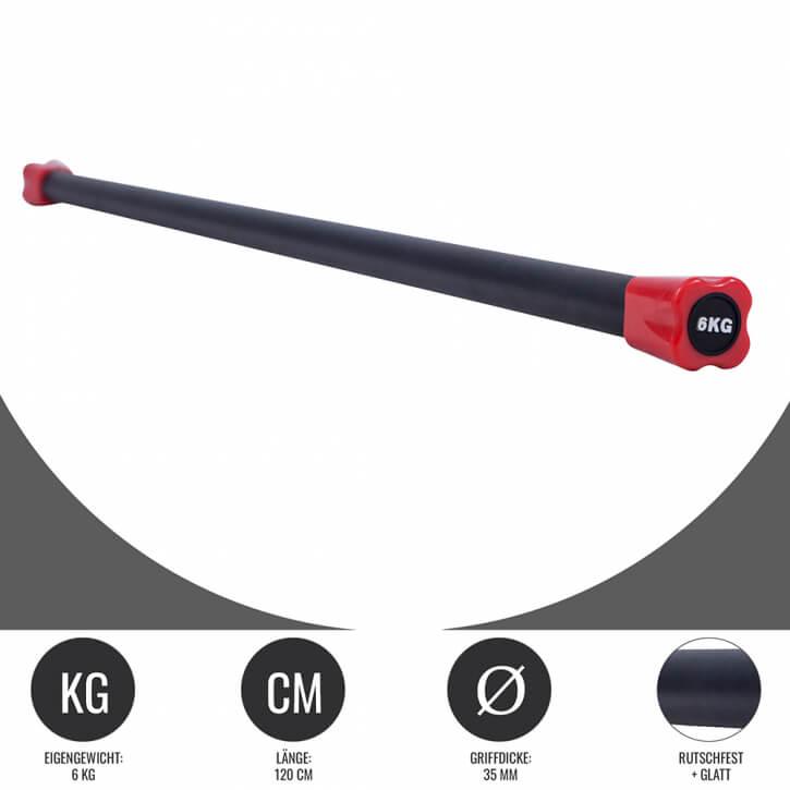 Gewichtsstange Aerobic 1 - 10 KG - Gorilla Sports Schweiz