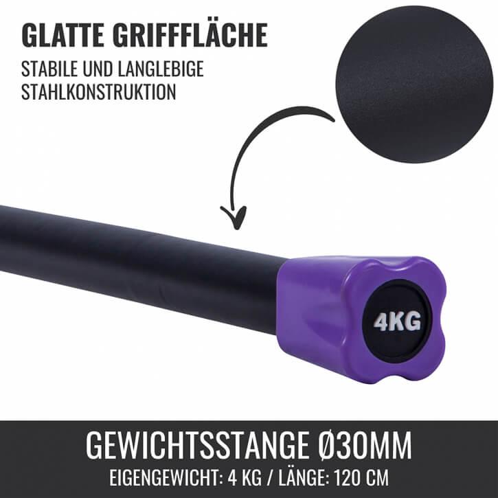 Gewichtsstange Aerobic 1 - 10 KG - Gorilla Sports Schweiz