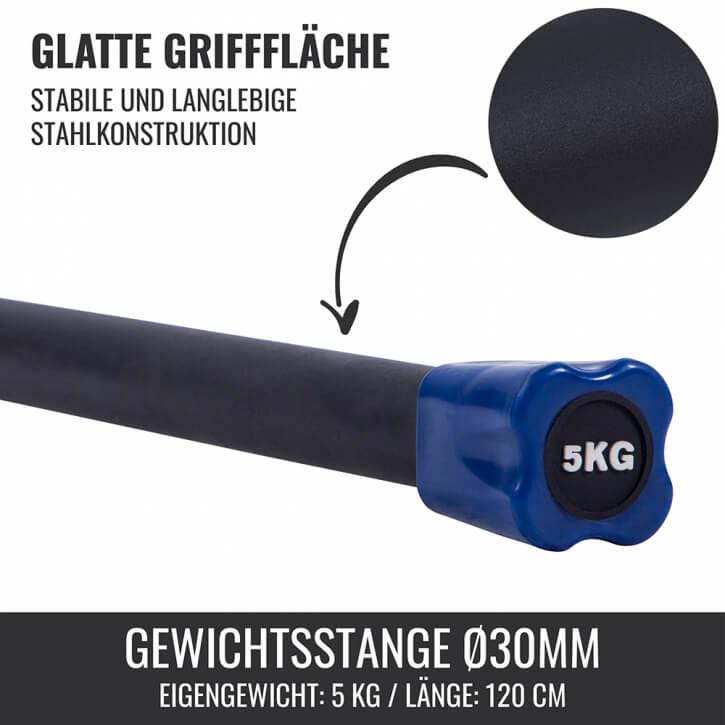 Gewichtsstange Aerobic 1 - 10 KG - Gorilla Sports Schweiz
