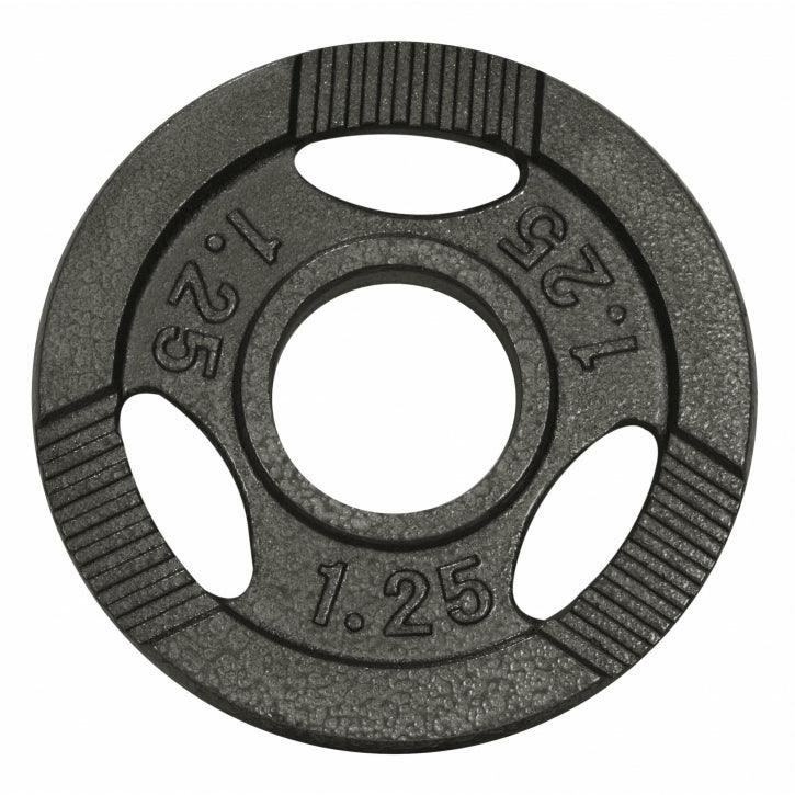 Hantelscheibe Guss Gripper 0.5-20 KG Silber - Gorilla Sports Schweiz