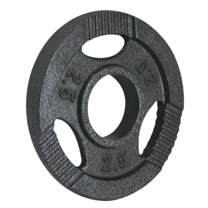 Hantelscheibe Guss Gripper 0.5-20 KG Silber - Gorilla Sports Schweiz