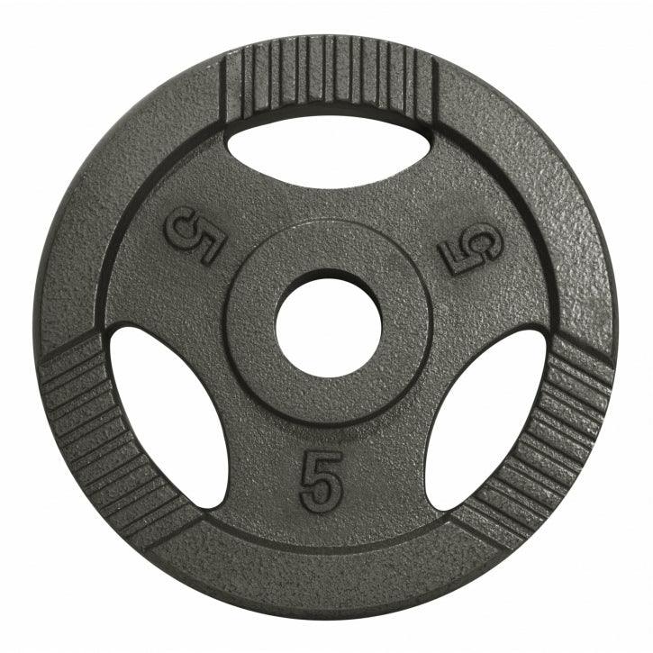 Hantelscheibe Guss Gripper 0.5-20 KG Silber - Gorilla Sports Schweiz