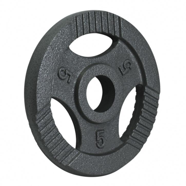 Hantelscheibe Guss Gripper 0.5-20 KG Silber - Gorilla Sports Schweiz