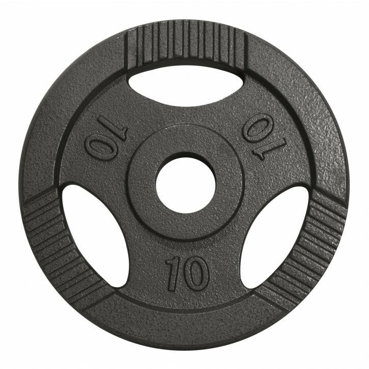 Hantelscheibe Guss Gripper 0.5-20 KG Silber - Gorilla Sports Schweiz
