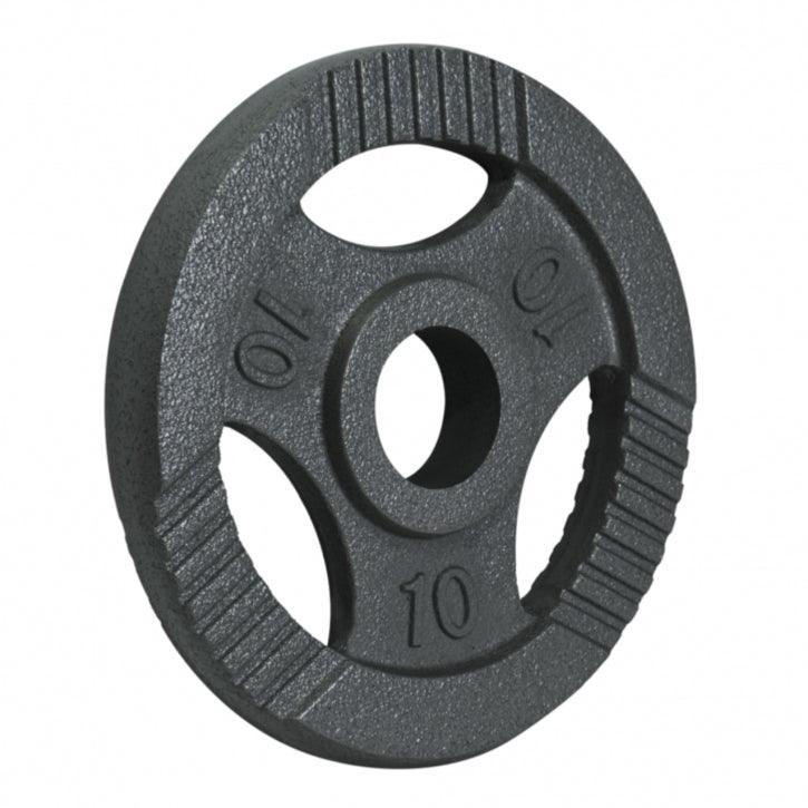 Hantelscheibe Guss Gripper 0.5-20 KG Silber - Gorilla Sports Schweiz