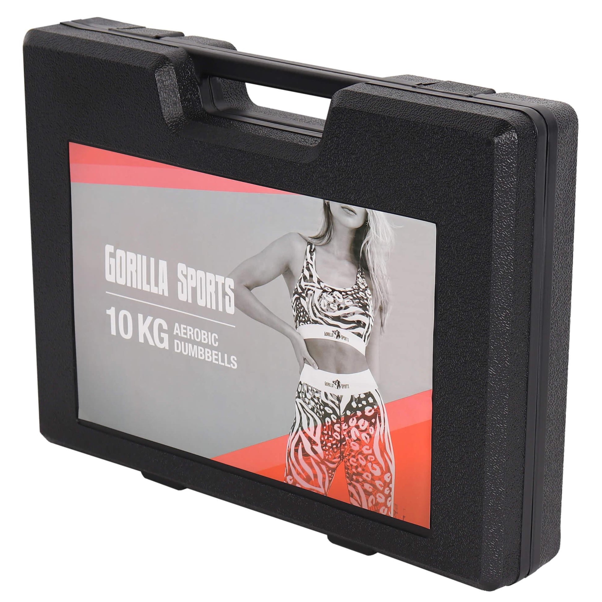 Gymnastikhantel-Set mit Koffer 10 kg - Gorilla Sports Schweiz