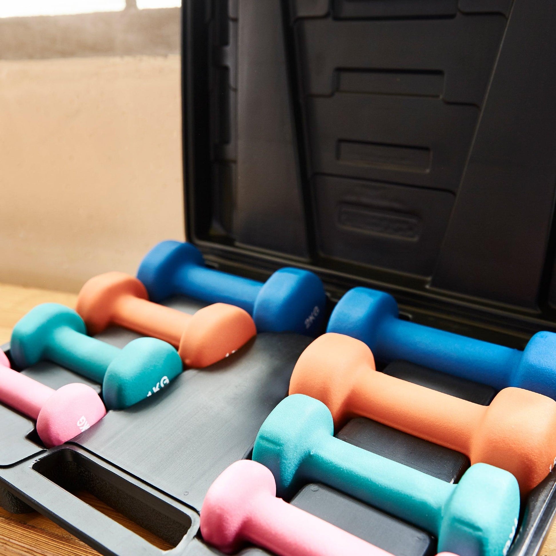 Gymnastikhantel-Set mit Koffer 10 kg - Gorilla Sports Schweiz