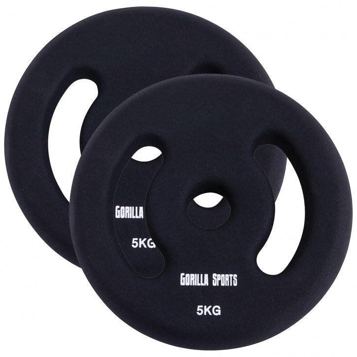 Hantelscheiben Set Neopren 1 - 5 KG - Gorilla Sports Schweiz