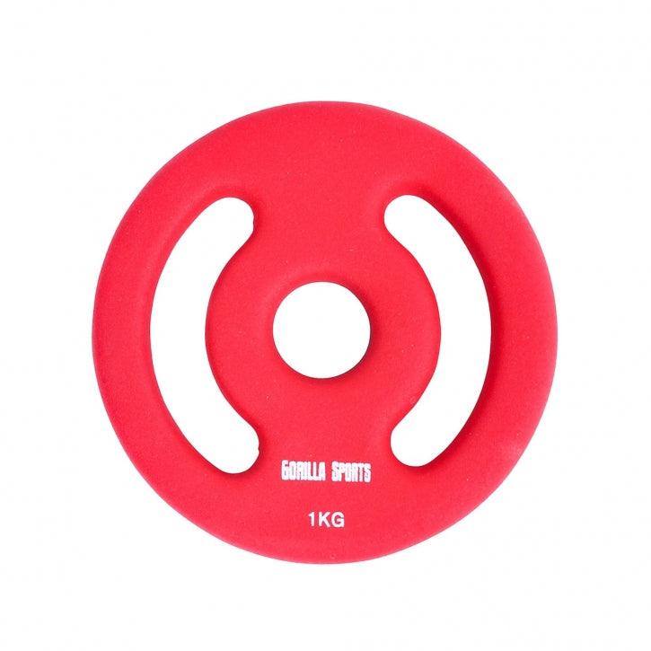 Hantelscheiben Set Neopren 1 - 5 KG - Gorilla Sports Schweiz