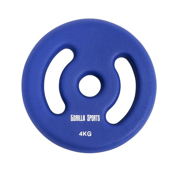 Hantelscheiben Set Neopren 1 - 5 KG - Gorilla Sports Schweiz