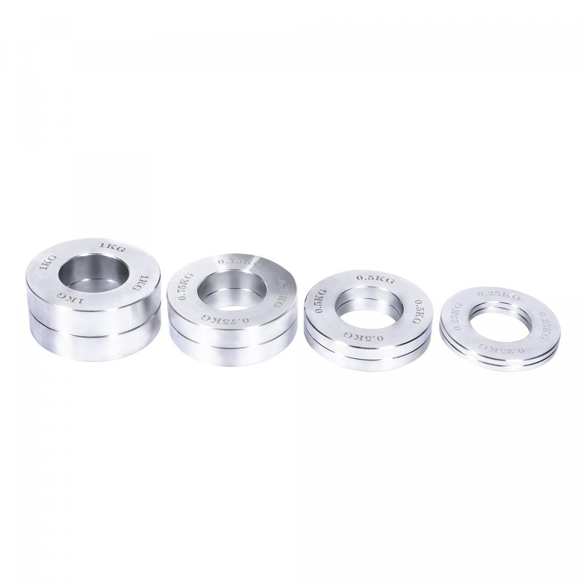 Hantelscheiben Set 50/51mm Chrom 5 kg - Gorilla Sports Schweiz