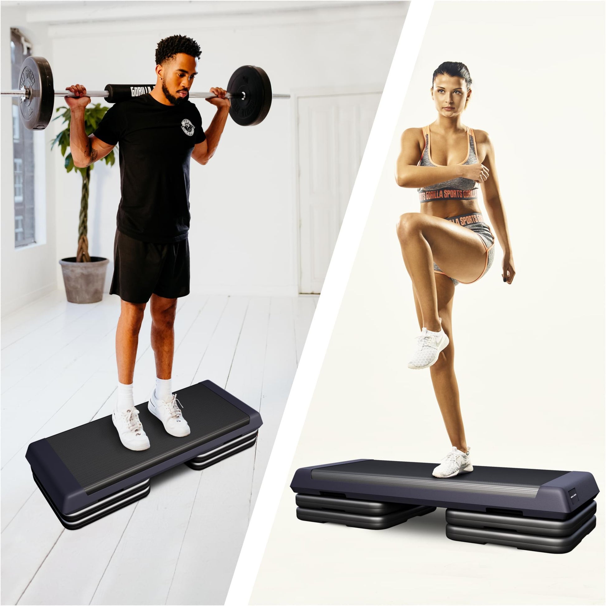 Stepper mit Gummimatte - Gorilla Sports Schweiz