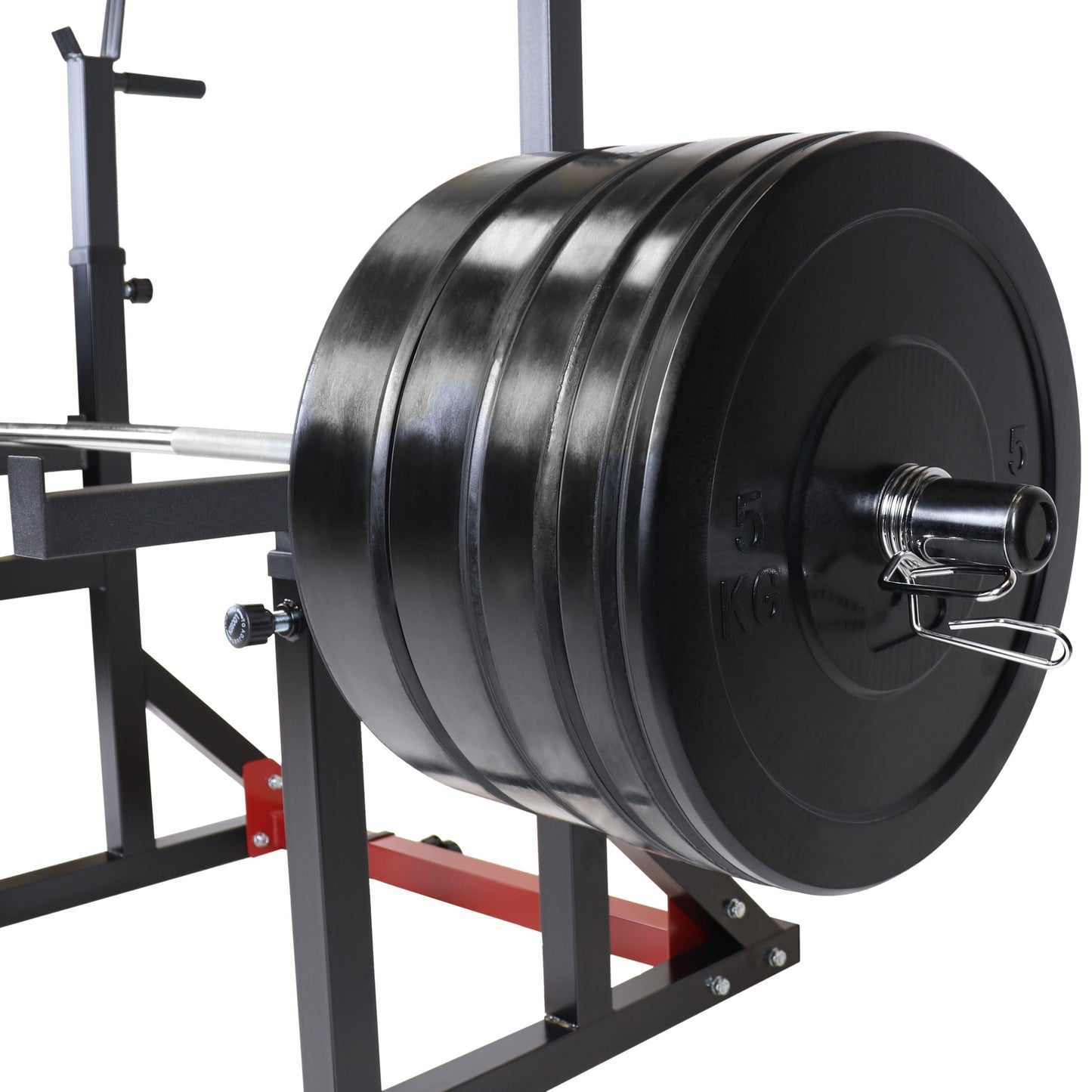 Multi Squat Rack inkl. 170 kg Olympia Bumper Plate Langhantelset - Gorilla Sports Schweiz