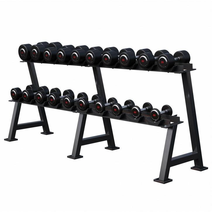 Kurzhantel Profi Gummi 2.5-50 KG - Gorilla Sports Schweiz