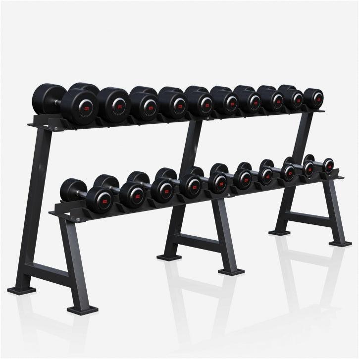 Kurzhantel Profi Gummi 2.5-50 KG - Gorilla Sports Schweiz