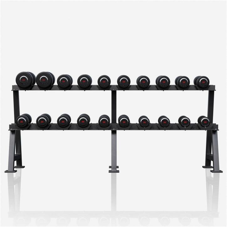 Kurzhantel Profi Gummi 2.5-50 KG - Gorilla Sports Schweiz