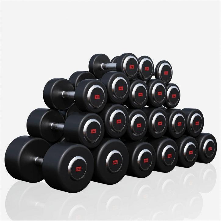 Kurzhantel Profi Gummi 2.5-50 KG - Gorilla Sports Schweiz