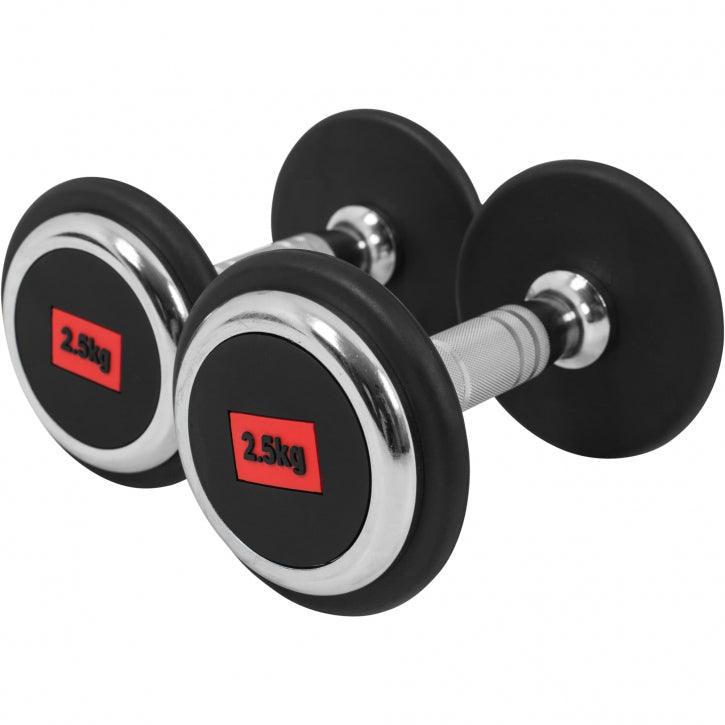 Kurzhantel Profi Gummi 2.5-50 KG - Gorilla Sports Schweiz