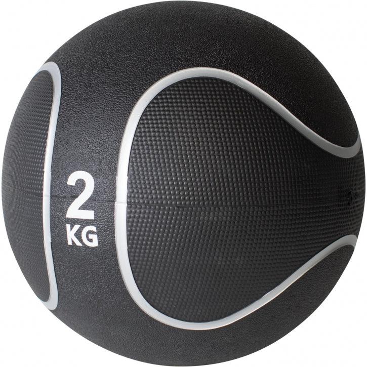 Medizinball Schwarz/Silber 1-10 KG - Gorilla Sports Schweiz