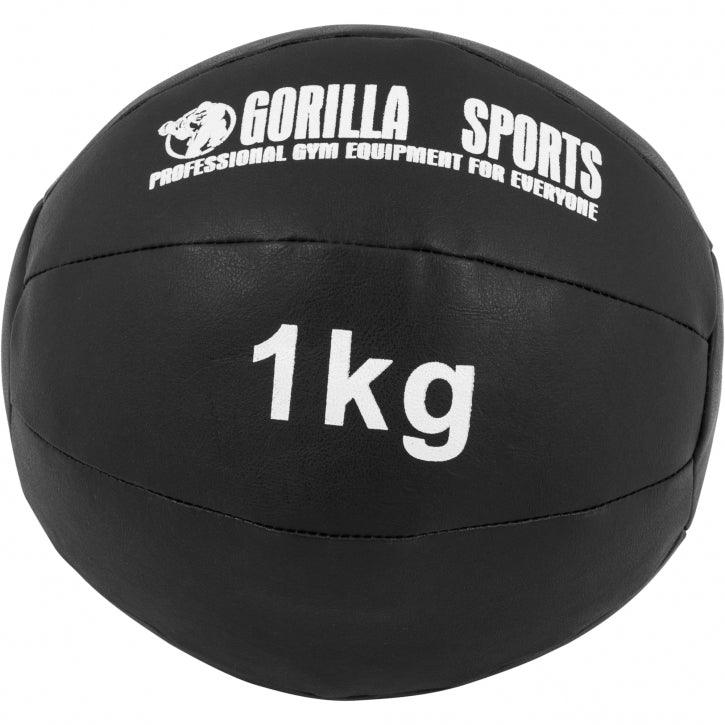 Kunstleder Medizinball 1-10 KG - Gorilla Sports - Gorilla Sports Schweiz