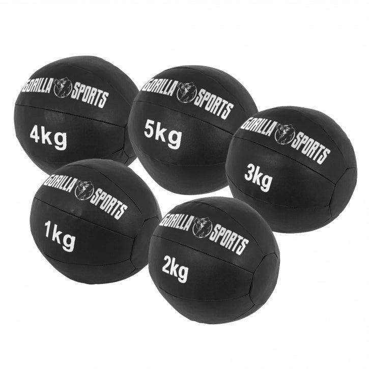 Kunstleder Medizinball 1-10 KG - Gorilla Sports - Gorilla Sports Schweiz