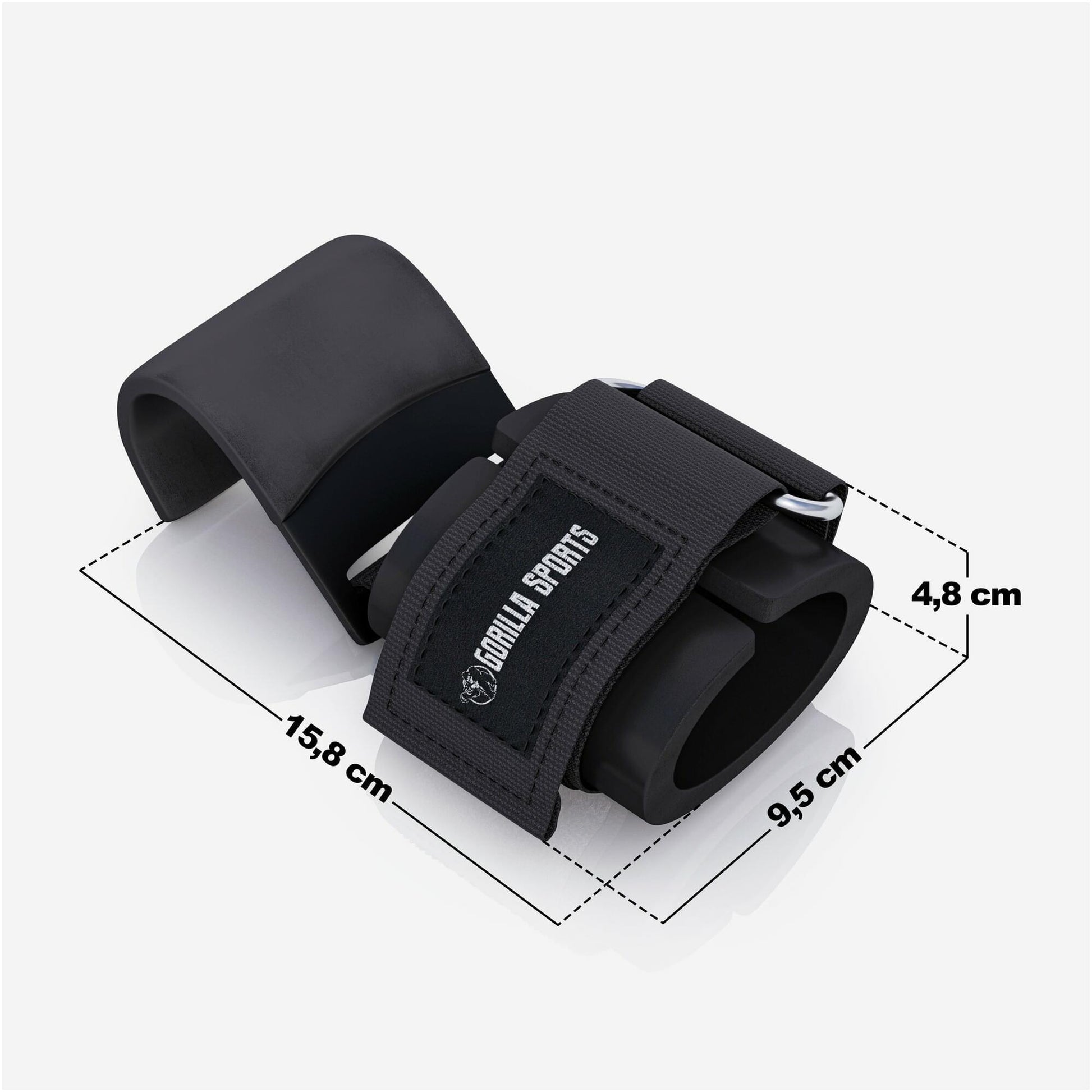 Zughilfen mit Haken 2-er Set - Gorilla Sports Schweiz