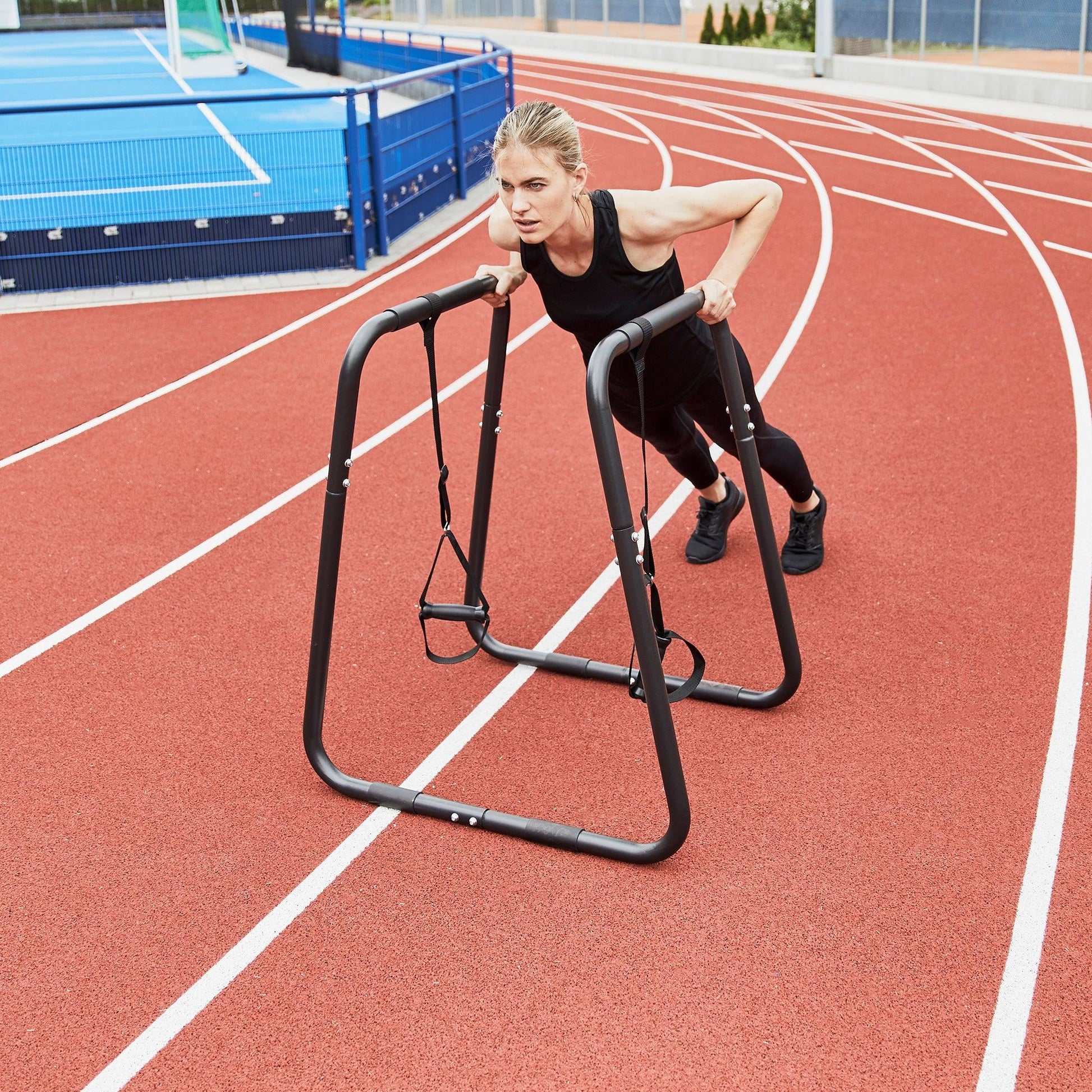 Push-up Stand Bar mit Griffen - Gorilla Sports Schweiz