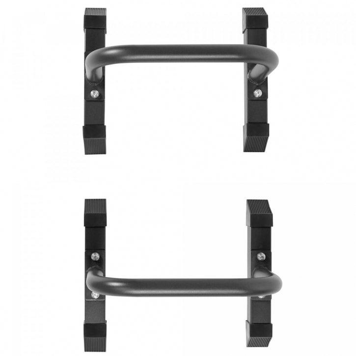 Push Up Parallettes Schwarz/Blau/Rot - Gorilla Sports Schweiz