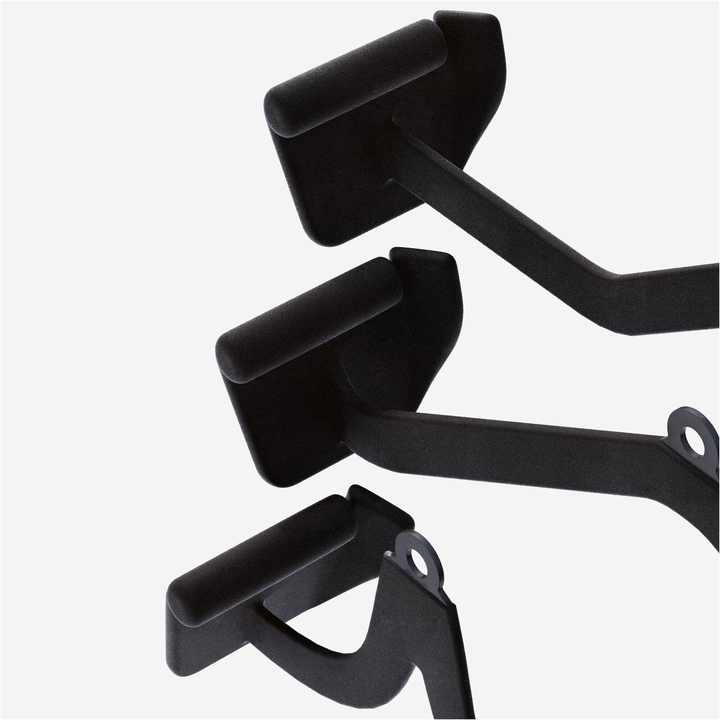 Latzug-/Rudergriff Gummi schwarz - Gorilla Sports Schweiz