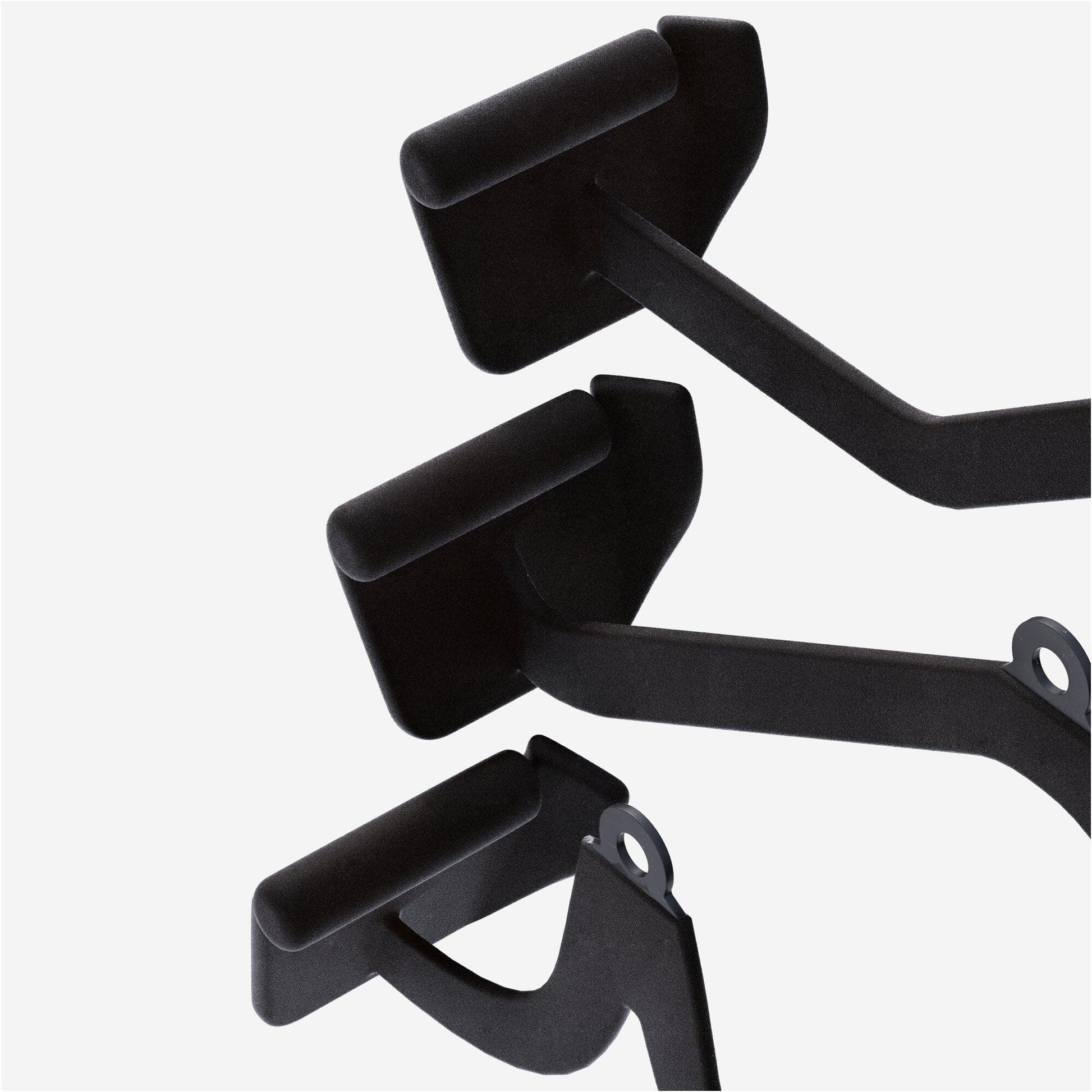 Latzug-/Rudergriff Gummi schwarz - Gorilla Sports Schweiz